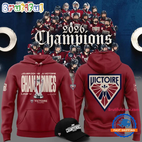 Montreal Victoire 2026 PWHL Walter Cup Champions New Design Hoodie T-Shirt
