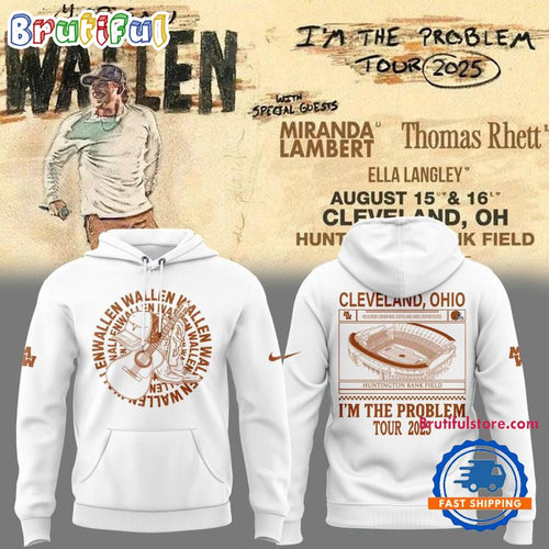 Morgan Wallen x Cleveland Browns 2025 3D Hoodie