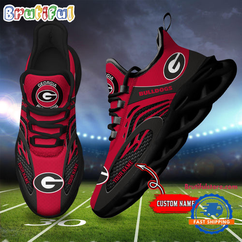 NCAA Georgia Bulldogs Sport Team New Design Max Soul Shoes Sneaker