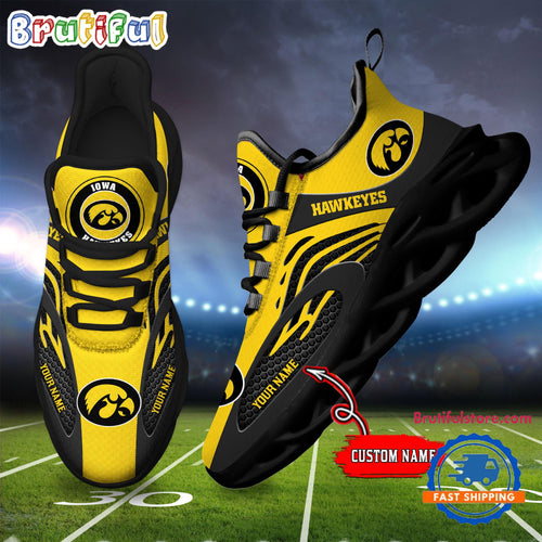 NCAA Iowa Hawkeyes Sport Team New Design Max Soul Shoes Sneaker