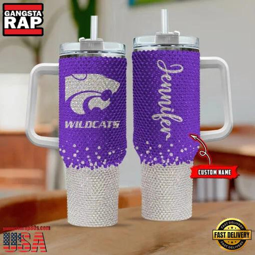 NCAA Kansas State Wildcats Custom Name Stanley Diamond Tumbler 40oz
