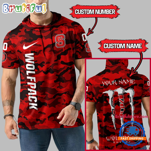 NCAA NC State Wolfpack Special Camo Sleeveless Hoodie Design