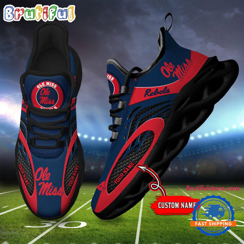 NCAA Ole Miss Rebels Sport Team New Design Max Soul Shoes Sneaker