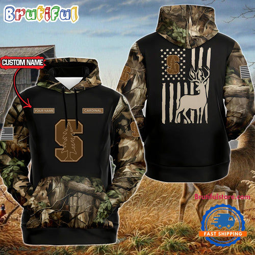 NCAA Stanford Cardinal Sporty Camo Hunting Style Hoodie, Sweatshirt, TShirt