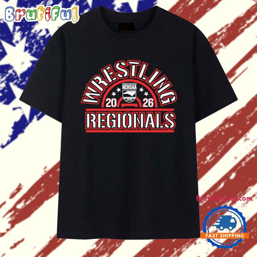 NCHSAA Wrestling Regionals 2026 logo T Shirt