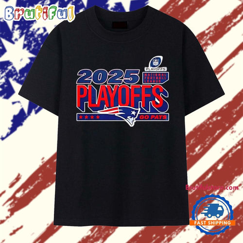 New England Patriots 2025 NFL Playoffs Ready Go Pats T Shirt