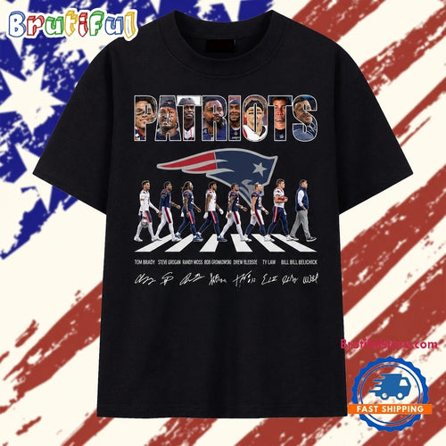 New England Patriots Abbey Road Legends Tom Brady Signatures 2026 T Shirt