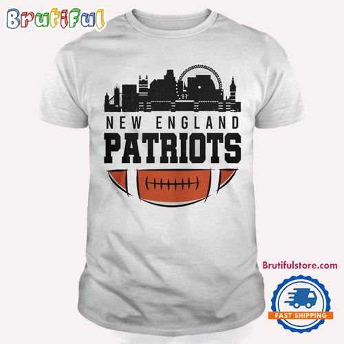 New England Patriots NFL 2025 City Skyline T Shirt