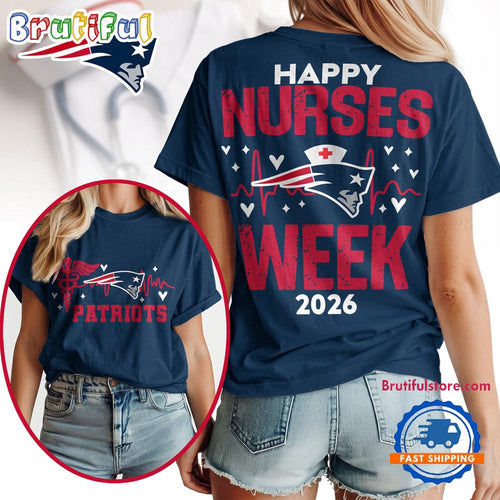 New England Patriots NFL Nurse Week 2026 All Over Print Unisex T Shirt