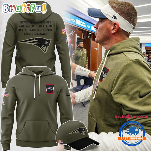 New England Patriots Salute to Service 2025 Special New Hoodie