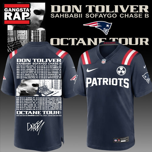 New England Patriots x Don Toliver Octane Tour Football Jersey