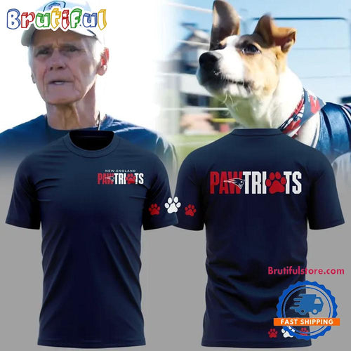 New England Pawtriots 2026 Limited Edtion Navy T Shirt