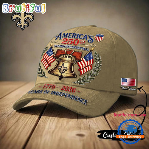 New Orleans Saints NFL 1776-2026 Years Of Independence Classic Cap