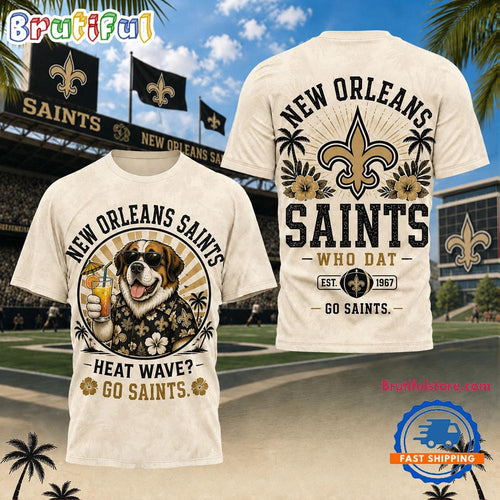 New Orleans Saints NFL Beach Vibes Summer Limited Edition 3D Shirt