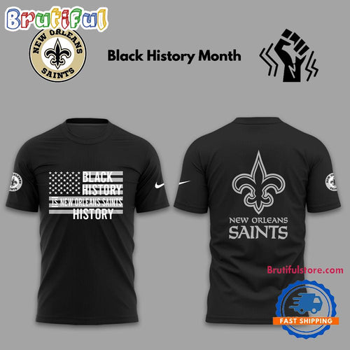 New Orleans Saints NFL Limited Celebrate Black History Month 2025 T Shirts
