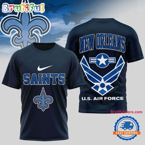 New Orleans Saints US Air Force Military Unisex 3D Shirt