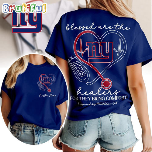 New York Giants NFL Heart of A Nurse Game Day Unisex 3D Shirt