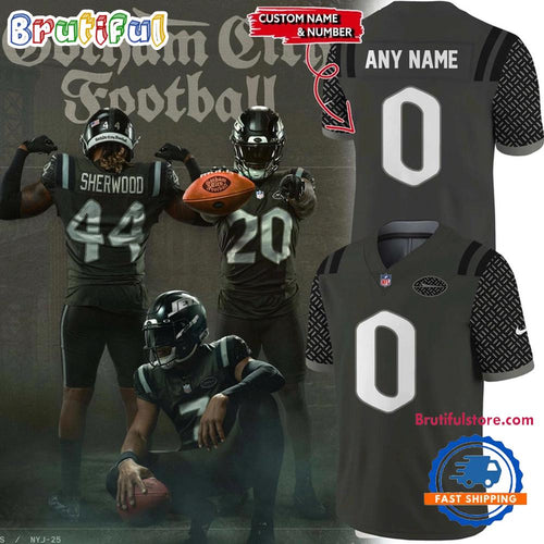 New York Jets Gotham City Football Uniforms 2025 Football Jersey