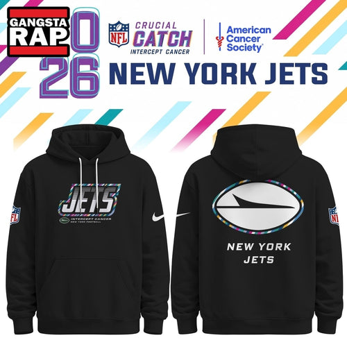 New York Jets NFL Crucial Catch 2026 Limited Edition Black Hoodie Shirt, Football New Design Shirt