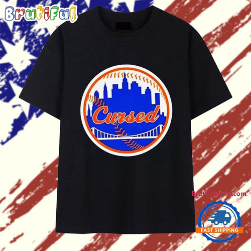 New York Mets Cursed Skyline T Shirt