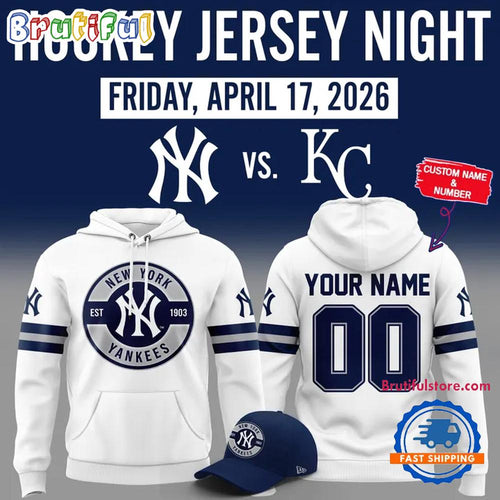New York Yankees Hockey Jersey Night 2026 Limited Edition Hoodie