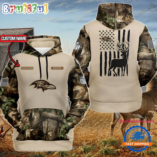 NFL Baltimore Ravens Special Deer Hunting Custom Hoodie, Sweatshirt, TShirt