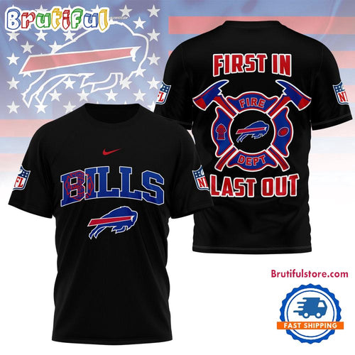 NFL Buffalo Bills Football Team Fire Dept Design T Shirt