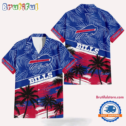 NFL Buffalo Bills Palm Tree Tropical Trendy Football Hawaiian Shirt