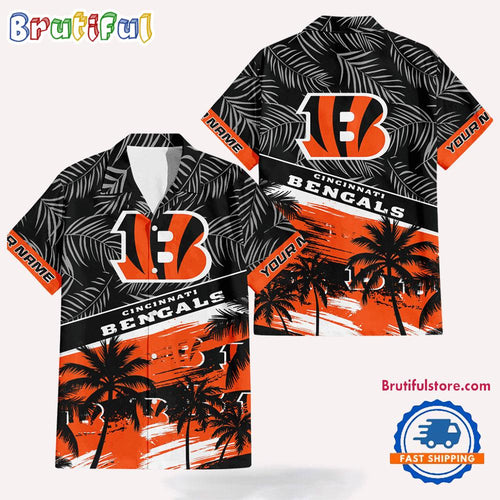 NFL Cincinnati Bengals Palm Tree Tropical Trendy Football Hawaiian Shirt