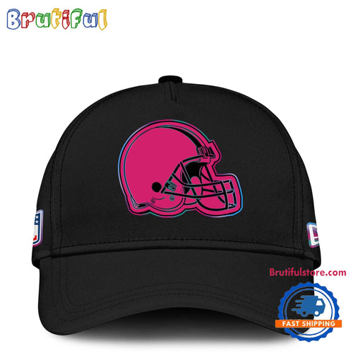 NFL Cleveland Browns Crucial Catch Pink Breast Cancer Awareness New Football Cap Hats