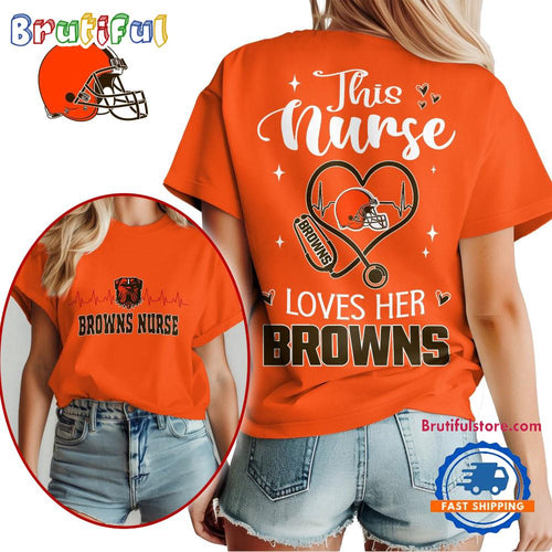 NFL Cleveland Browns Nurse Appreciation Month Limited Edition Vintage T Shirt
