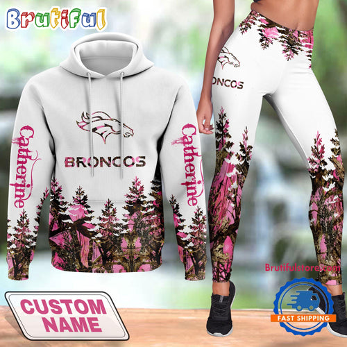 NFL Denver Broncos Special Football Hunting Hoodie And Leggings, Football Limited Hoodie Legging Set