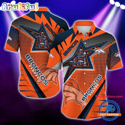 NFL Denver Broncos Special Football Team Star Hawaiian Shirts