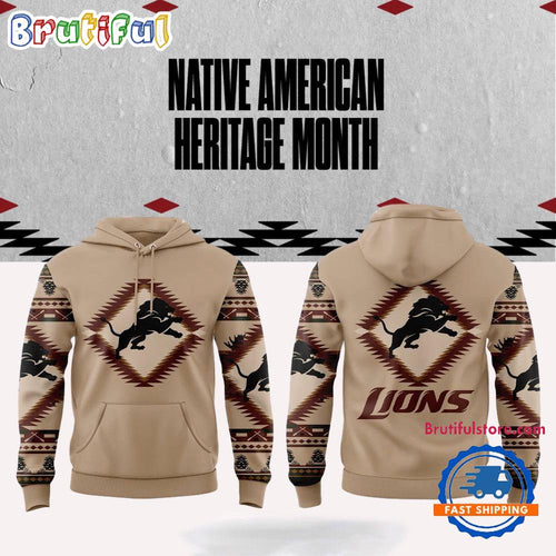 NFL Detroit Lions x National Native American Heritage Month Hoodie, TShirt, Sweatshirt
