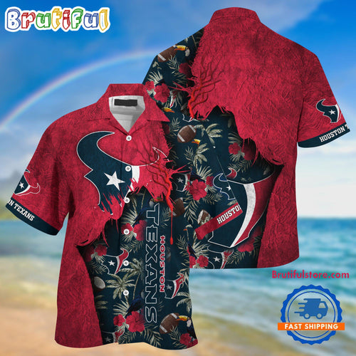 NFL Houston Texans Football Team Summer God Hawaii Shirt