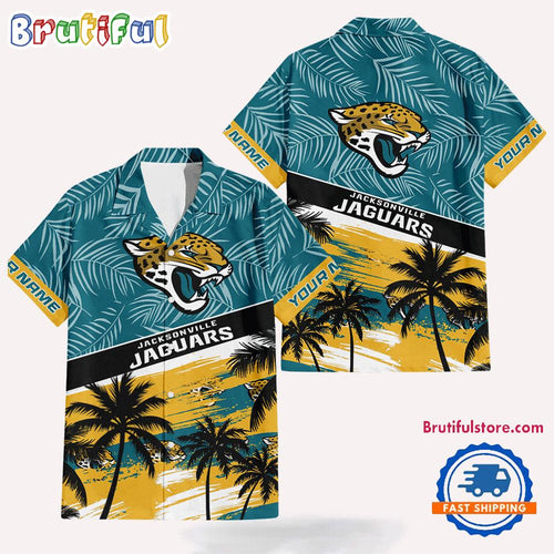 NFL Jacksonville Jaguars Palm Tree Tropical Trendy Football Hawaiian Shirt