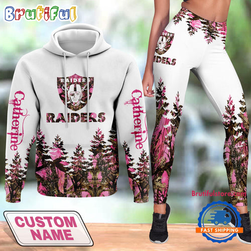 NFL Las Vegas Raiders Special Football Hunting Hoodie And Leggings, Football Limited Hoodie Legging Set