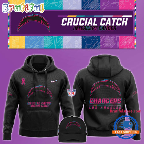 NFL Los Angeles Chargers Crucial Catch Pink Breast Cancer Awareness New Unisex Hoodie, Sweatshirt, T Shirt