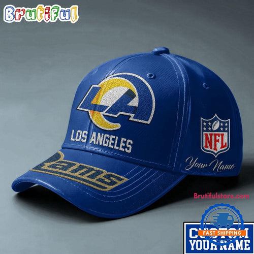 NFL Los Angeles Rams Football Team Personalized All Over Print Cap