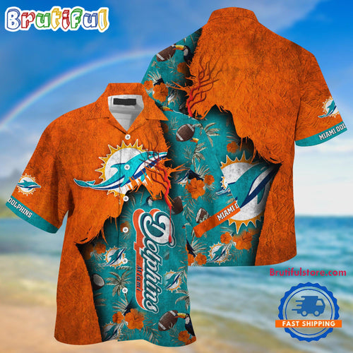 NFL Miami Dolphins Football Team Summer God Hawaii Shirt