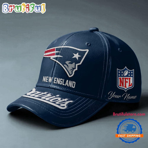 NFL New England Patriots Football Team Personalized All Over Print Cap