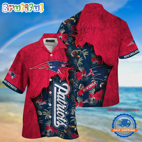 NFL New England Patriots Football Team Summer God Hawaii Shirt