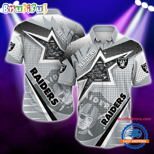 NFL Las Vegas Raiders Special Football Team Star Hawaiian Shirts