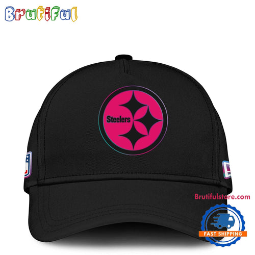 NFL Pittsburgh Steelers Crucial Catch Pink Breast Cancer Awareness New Football Cap Hats