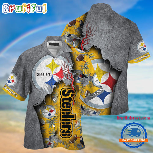 NFL Pittsburgh Steelers Football Team Summer God Hawaii Shirt