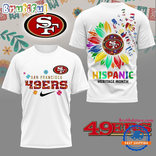NFL San Francisco 49ers Hispanic Heritage Month Unisex 3D Shirt