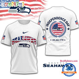 NFL Seattle Seahawks Football Team Independence Day New Design 3D Shirt