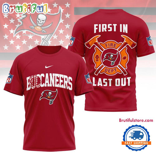 NFL Tampa Bay Buccaneers 2025 Fire Dept Unisex 3D Shirt