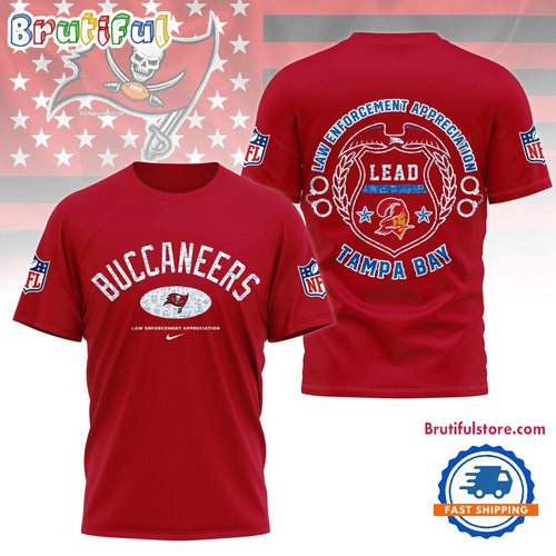 NFL Tampa Bay Buccaneers Law Appreciation Month 3D Shirt, Football Law Appreciation Month TShirt