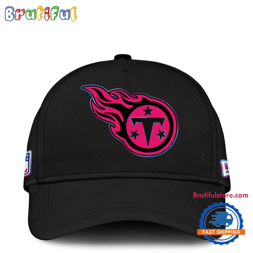 NFL Tennessee Titans Crucial Catch Pink Breast Cancer Awareness New Football Cap Hats